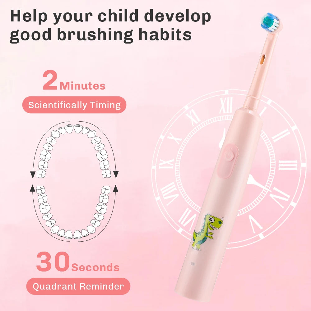 Smart Rotating Electric Toothbrush for Adults