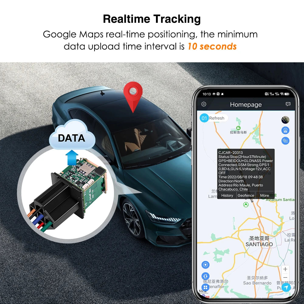 Protect your vehicle with 4G Relay GPS Tracker & Alarm!