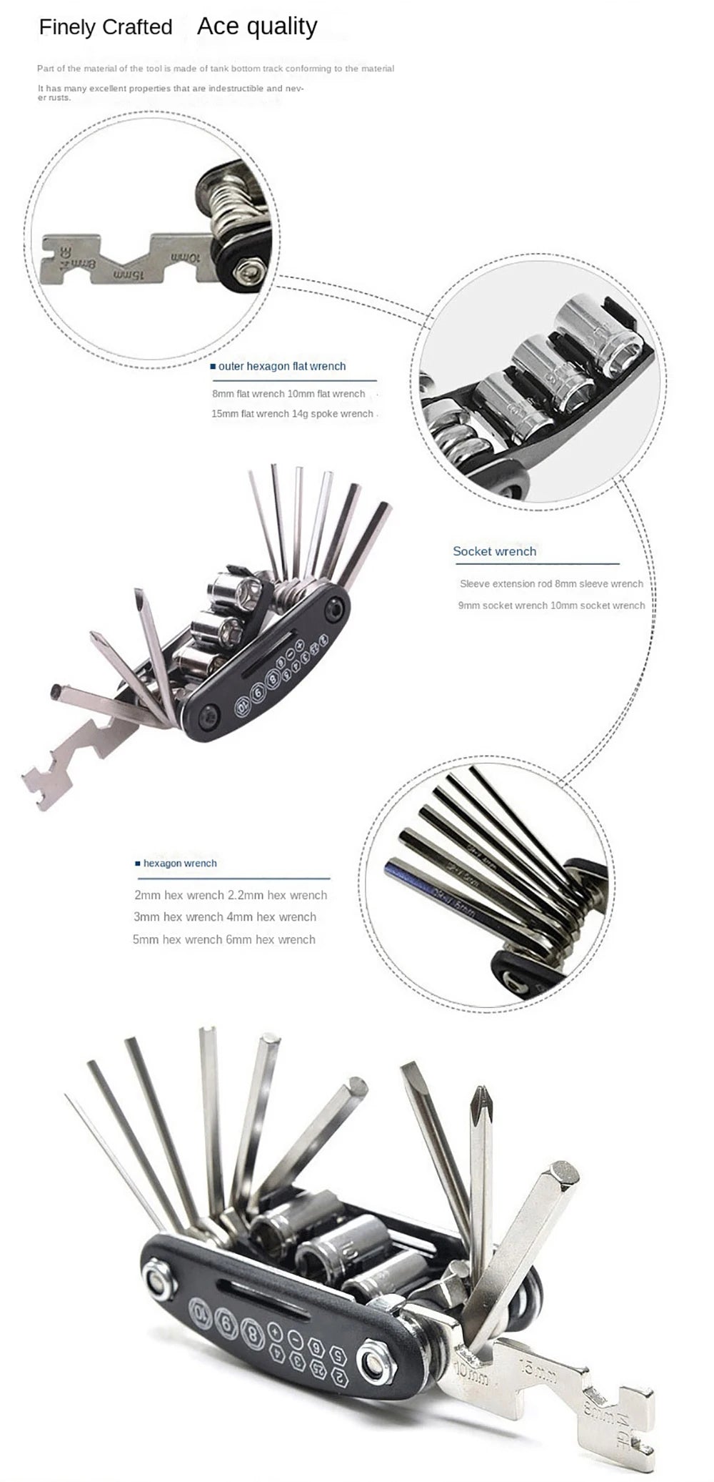 Motorcycle Tool Kit Set for CFMOTO MT Series