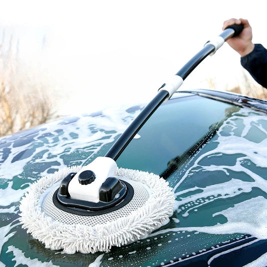 Telescopic Car Wash Mop – Reach Every Inch, Scratch-Free!