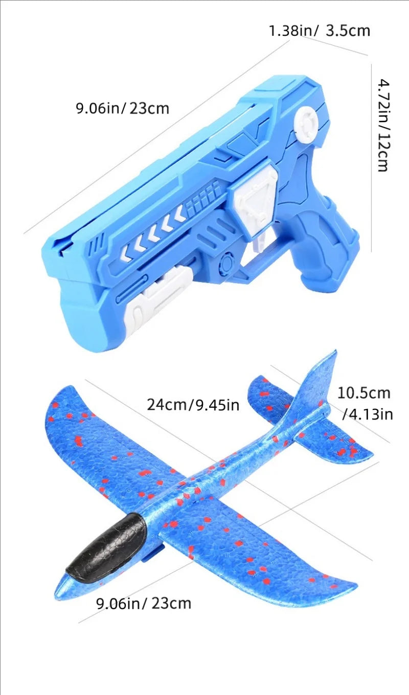 Glowing Foam Glider Launcher – Shoot, Soar & Shine Outdoors!