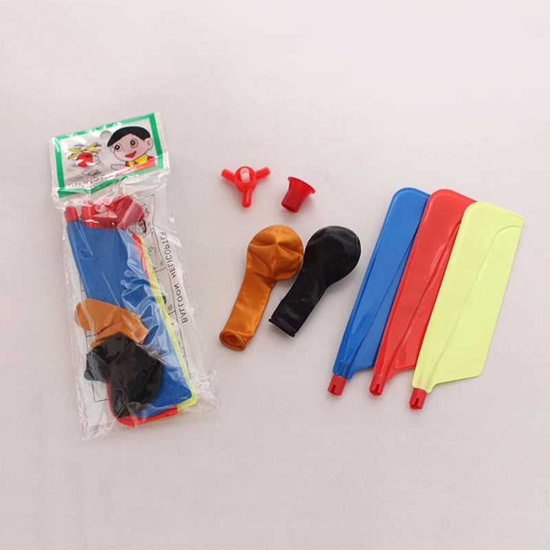 6PCS Air Balloon Helicopter Flying Toys Set
