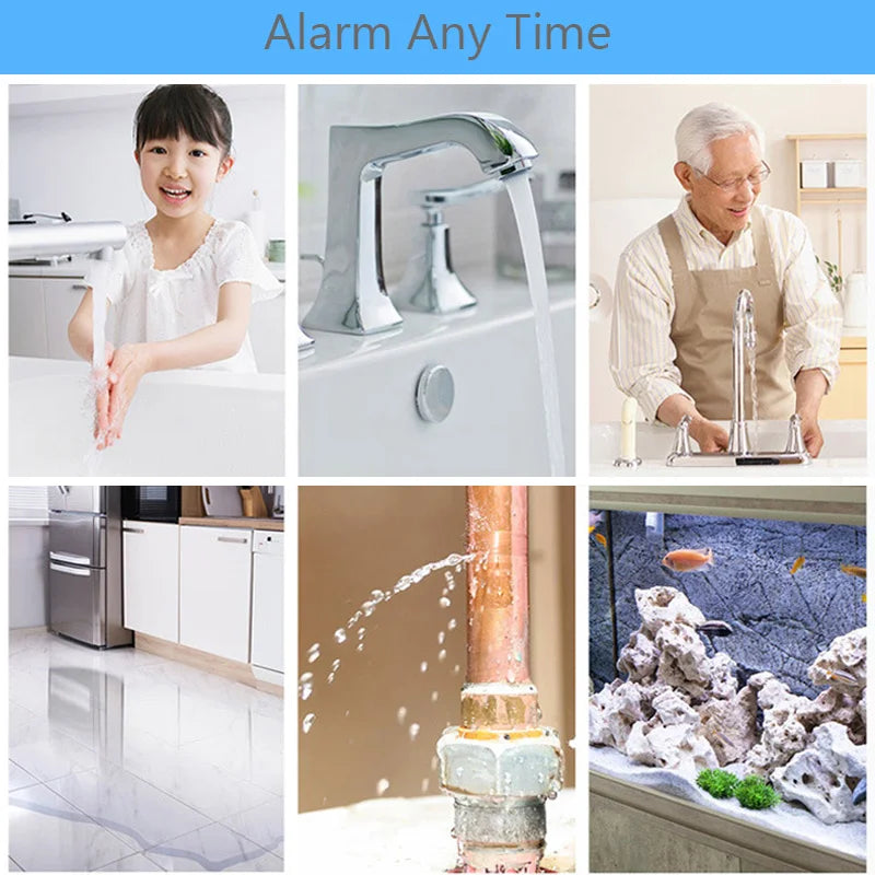 WiFi Smart Water Leak Detector – App Alert System