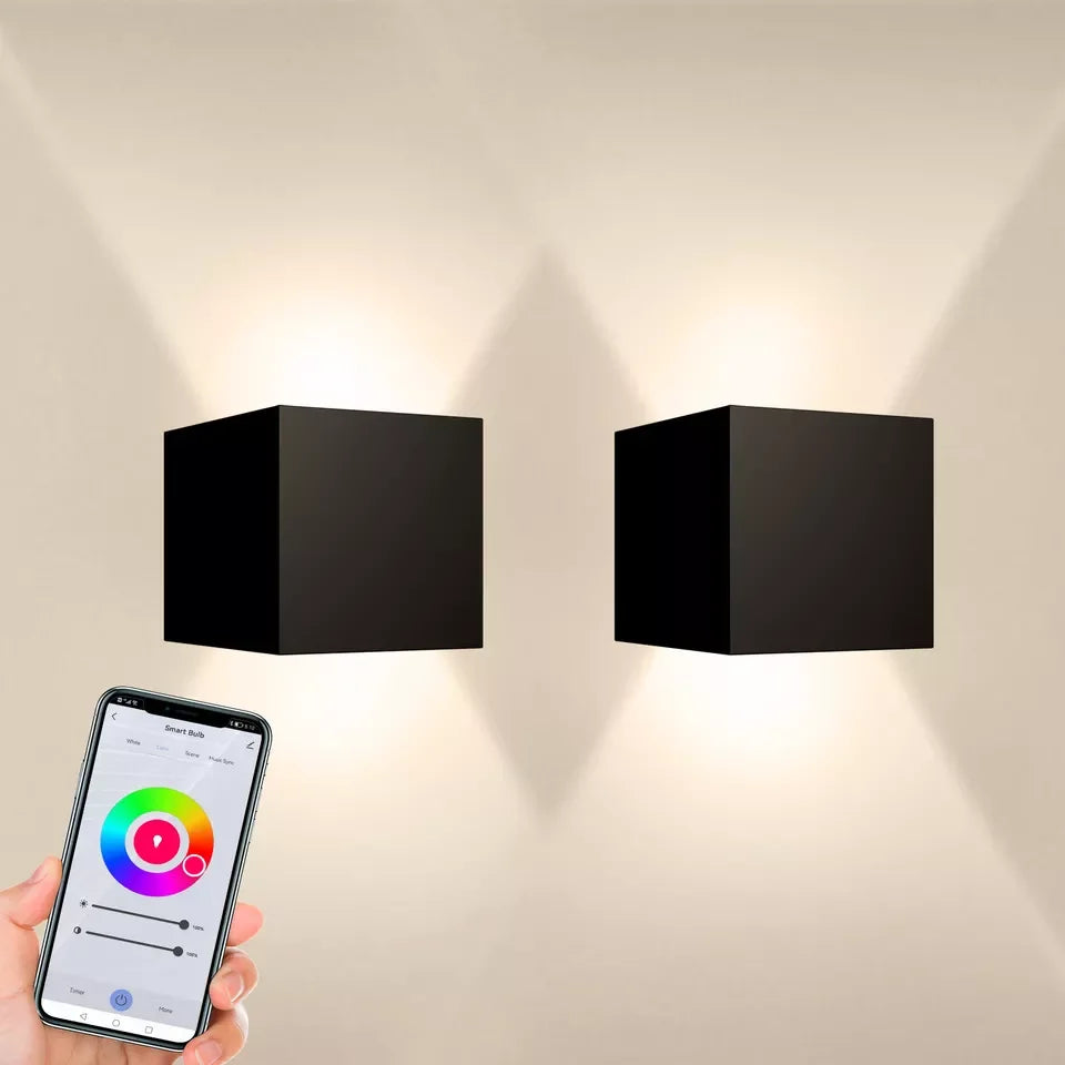 Smart RGBIC LED Wall Light with App Control