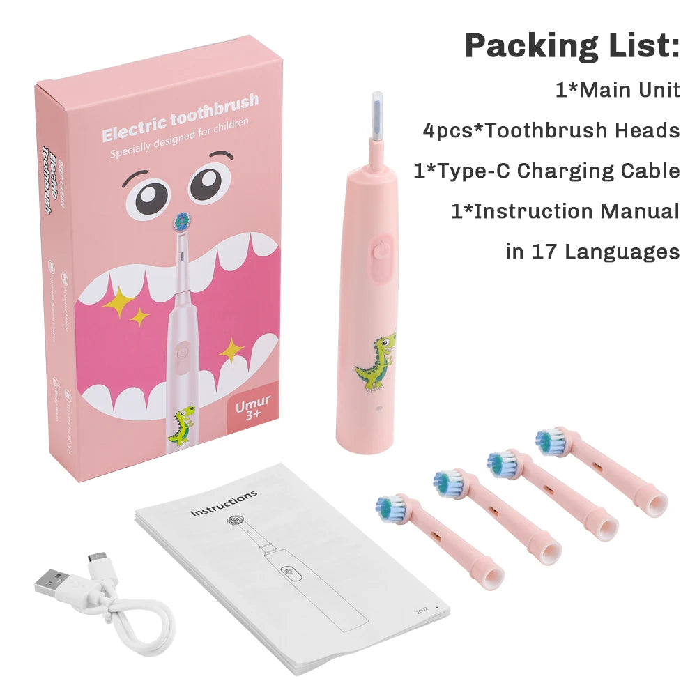Smart Rotating Electric Toothbrush for Adults