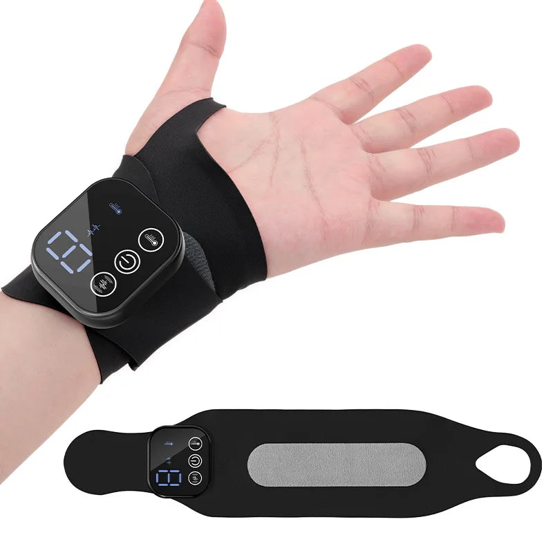 Smart EMS Wrist Massager with Heat Therapy