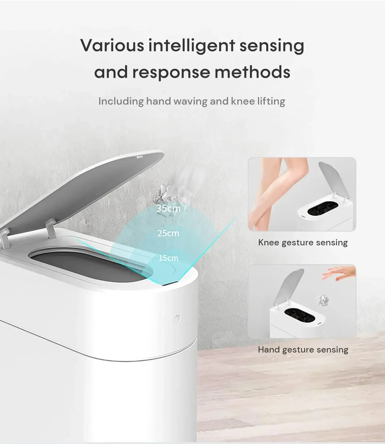 TOWNEW T3 Smart Sensor Trash Bin – Self-Sealing & Hygienic