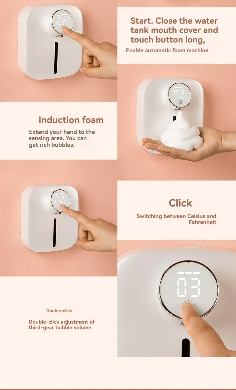 Smart Foam Hand Sanitizer Dispenser – Wall Mounted