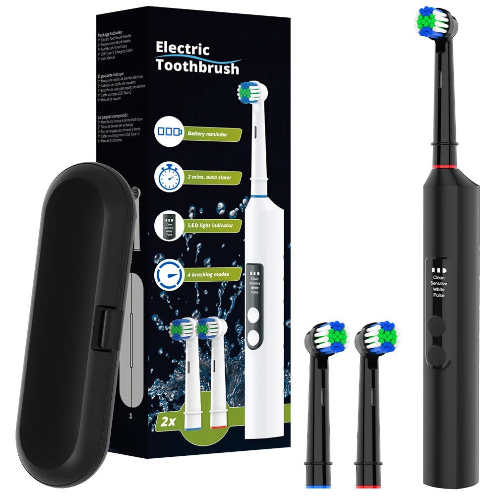 Smart Electric Toothbrush USB Rechargeable 4 Modes