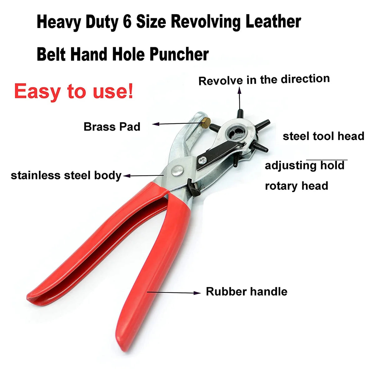 Punch perfect holes with this heavy-duty leather tool!
