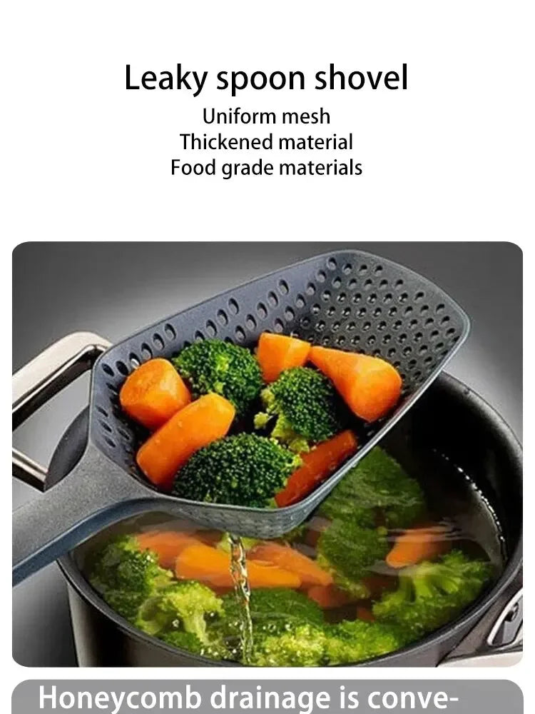 Strainer Spoon Large Funnel – Multi-Purpose Kitchen Filter Tool