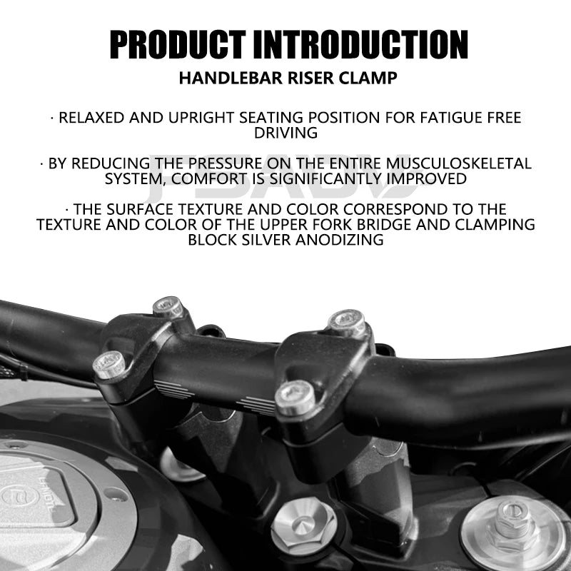 Handlebar Riser Clamp for CFMOTO 450MT