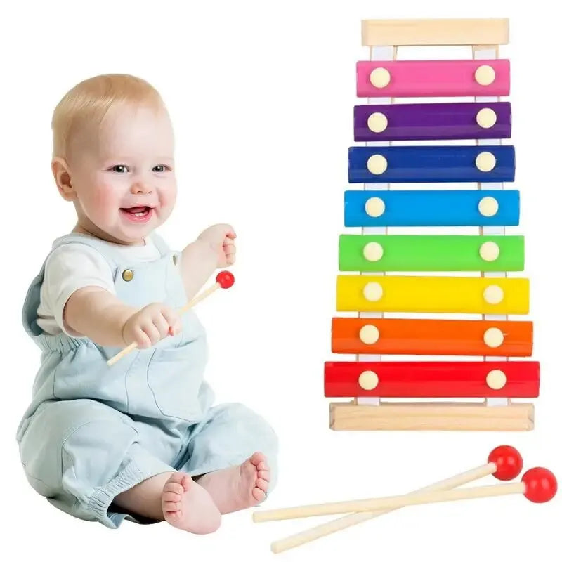 Montessori Wooden Xylophone – 8-Tone Musical Fun for Kids!