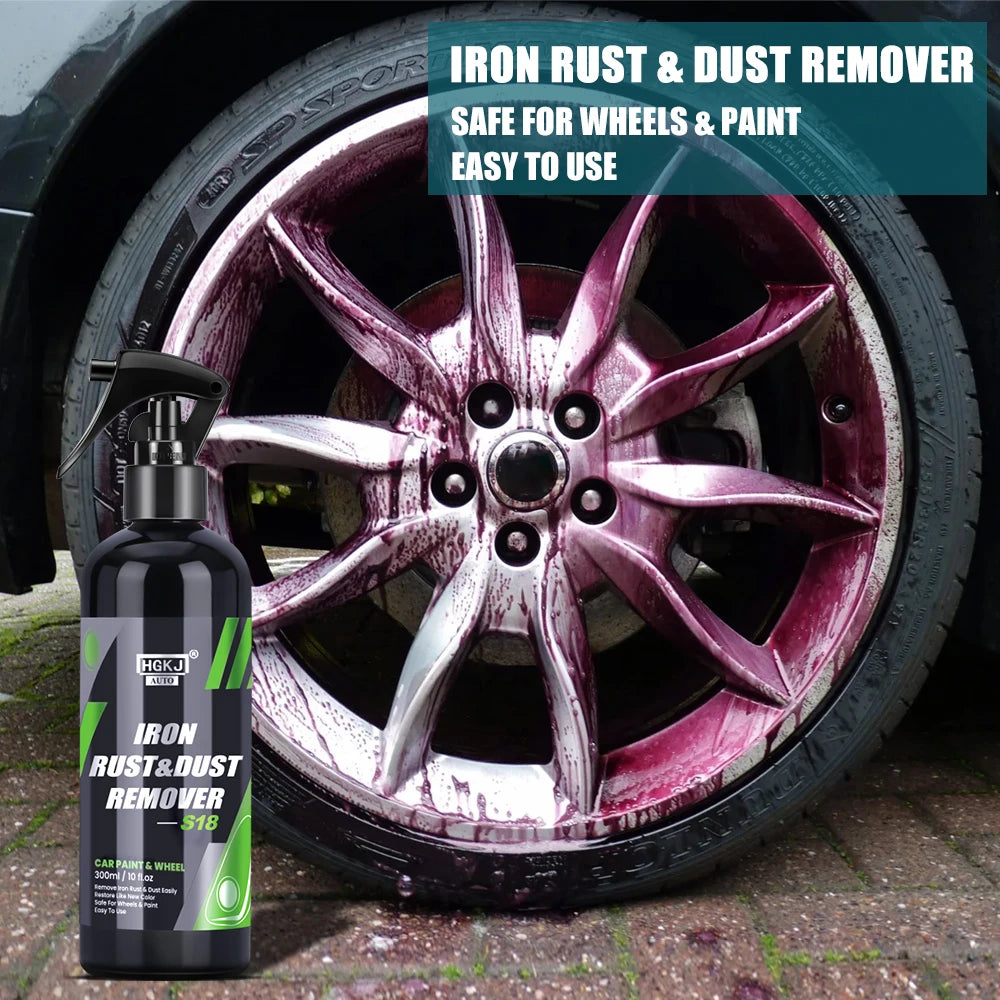 HGKJ Iron Remover Spray – Melt Rust, Restore Shine!