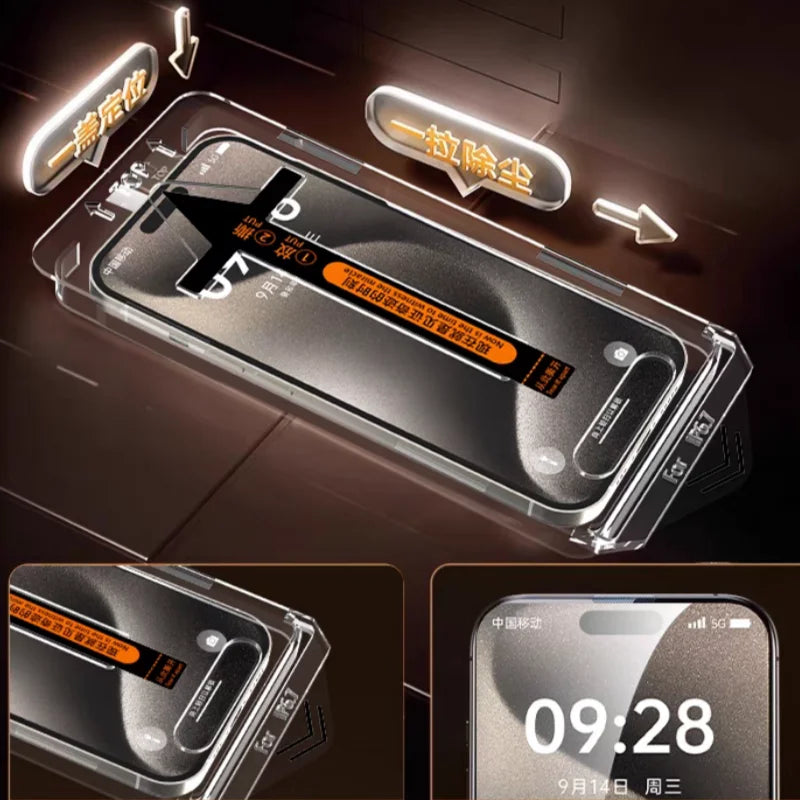 3PCS Tempered Glass Privacy Screen Protector for iPhone