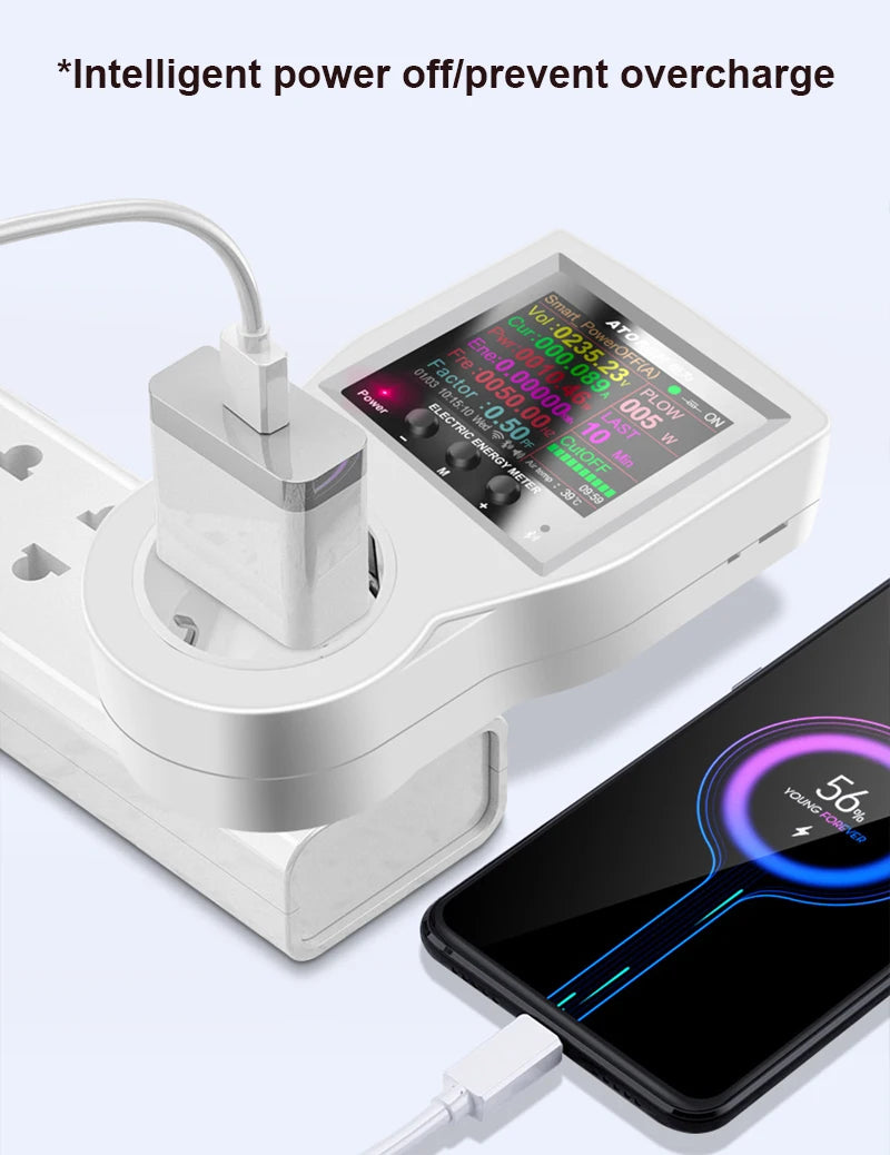 Tuya WiFi Smart Socket with Energy Meter