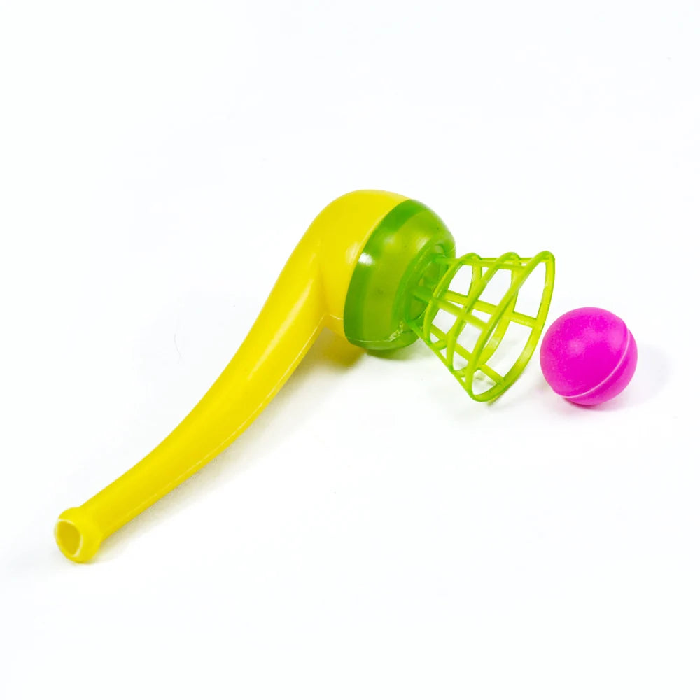 3pcs Plastic Pipe Blowing Ball Kids Toys Set