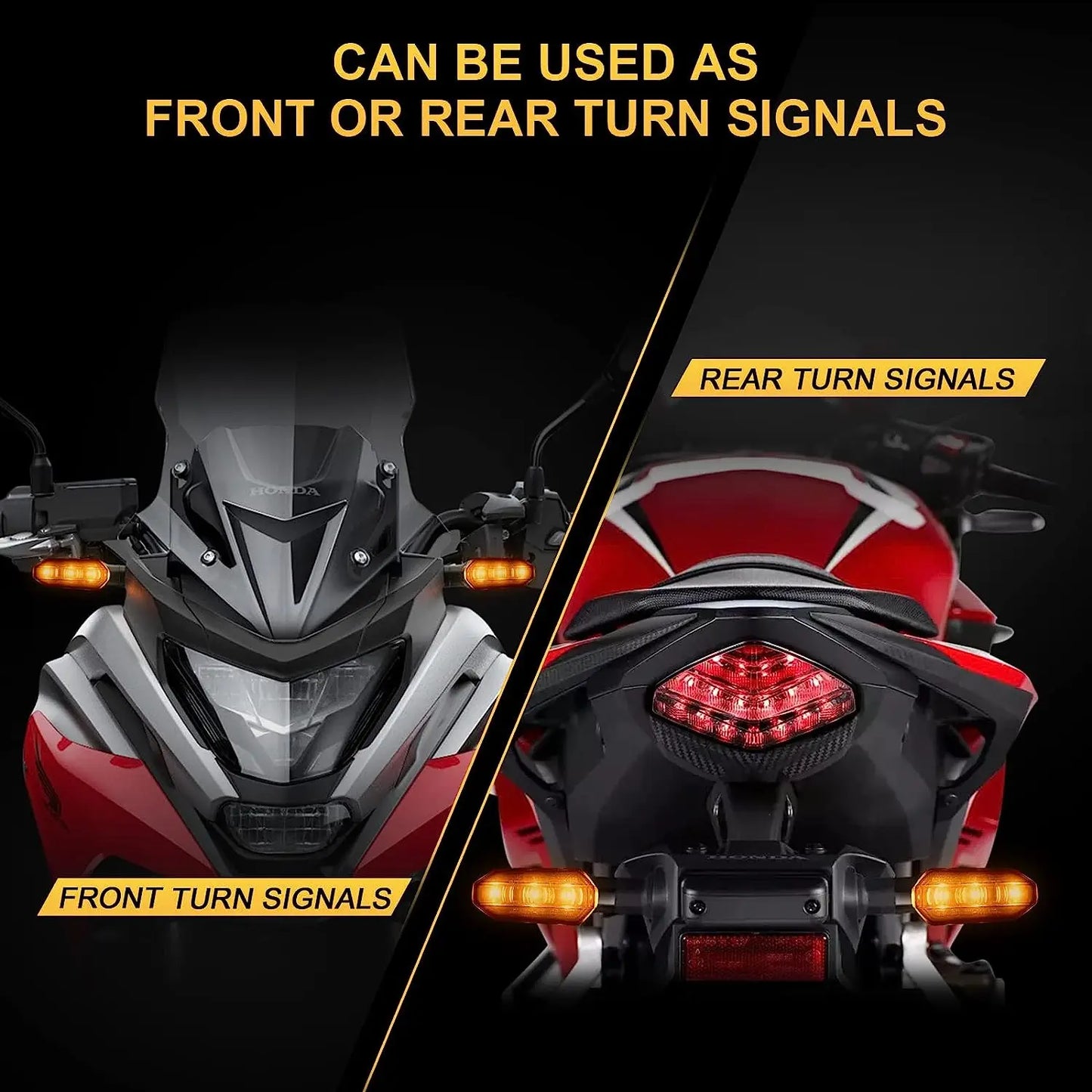 8mm Mini LED Turn Signals for Motorcycles