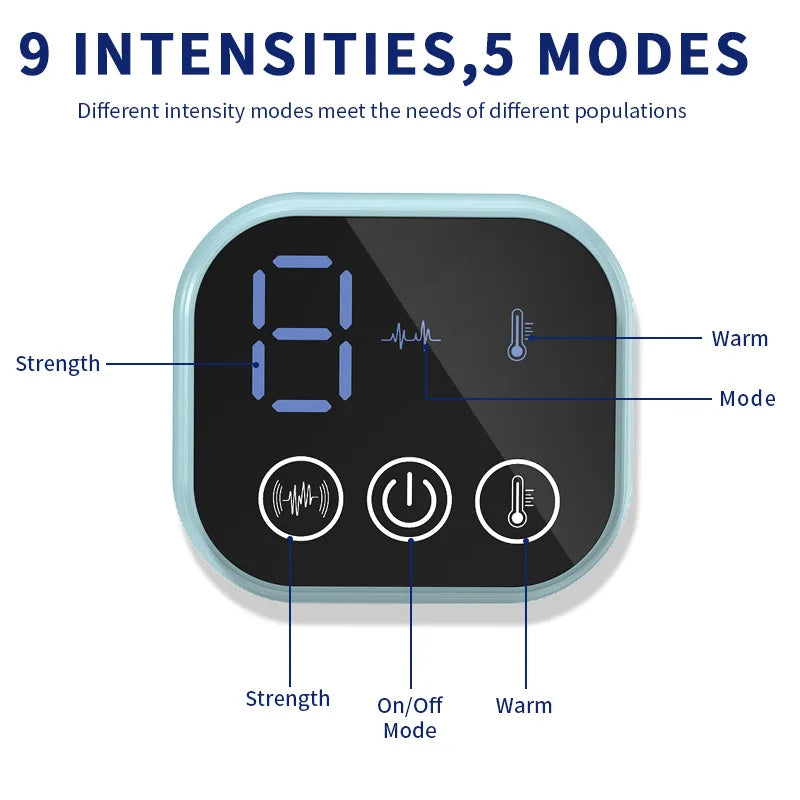Smart EMS Wrist Massager with Heat Therapy