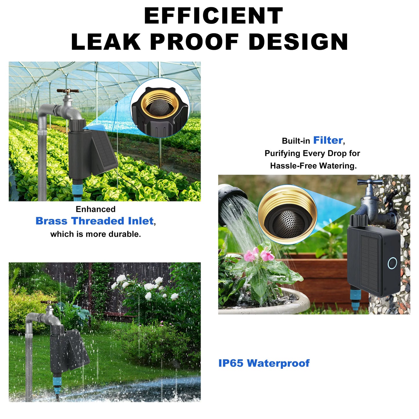 Solar WiFi Smart Water Timer Automatic Irrigation
