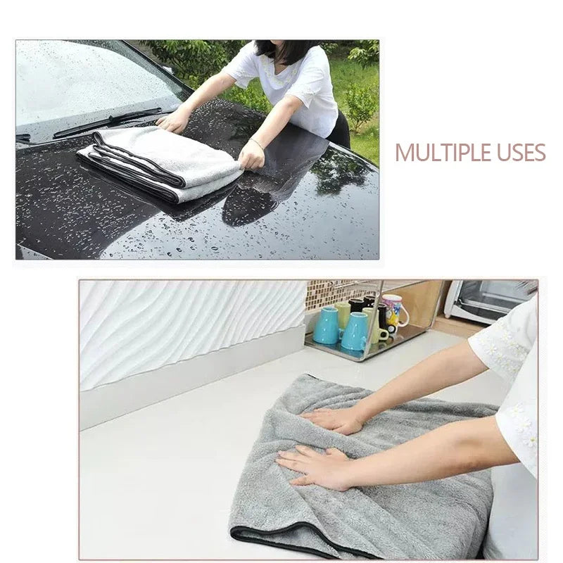 Microfiber Car Wash Towel Fast Drying Cloth