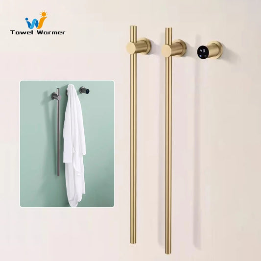 Smart Electric Heated Towel Rack with Timer