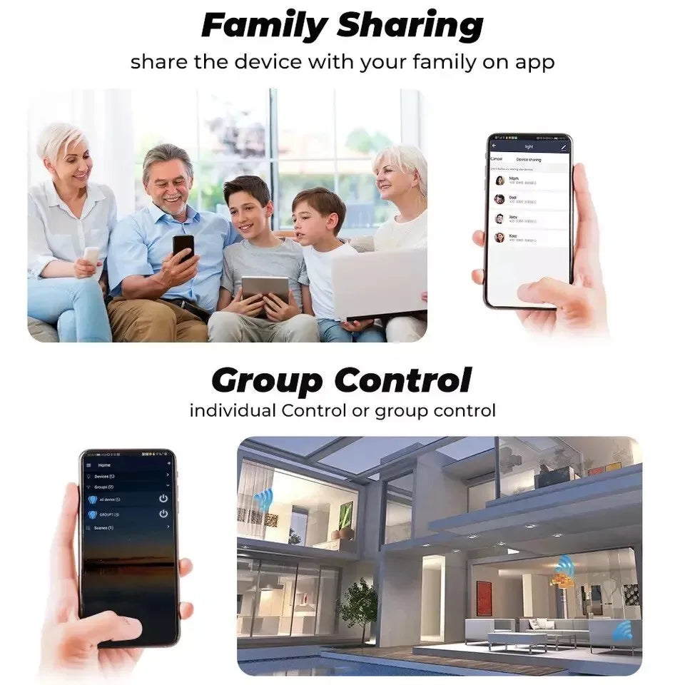Smart Socket EU16A/20A Wifi Smart Plug With Power Monitoring Smart Life APP