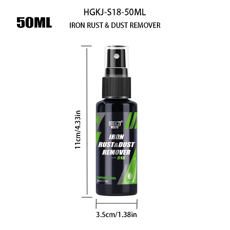 HGKJ Iron Remover Spray – Melt Rust, Restore Shine!