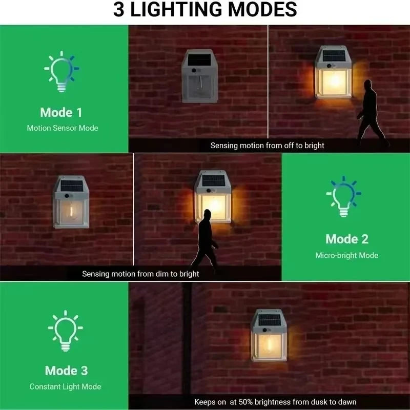 Powerful Outdoor Solar Lamp Garden Solar Powered Streetlight Outdoor Lights