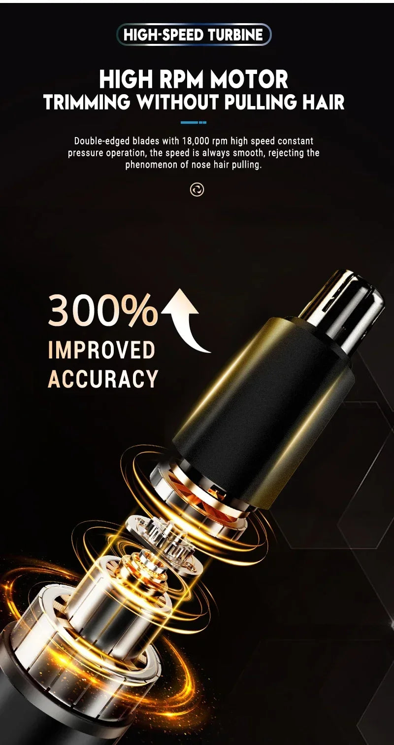 2-in-1 Electric Ear Nose Hair Trimmer