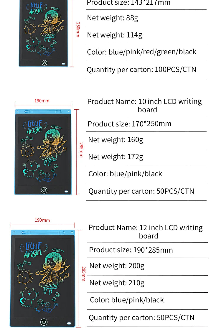 8.5” LCD Writing Tablet – Endless Drawing & Learning Fun!