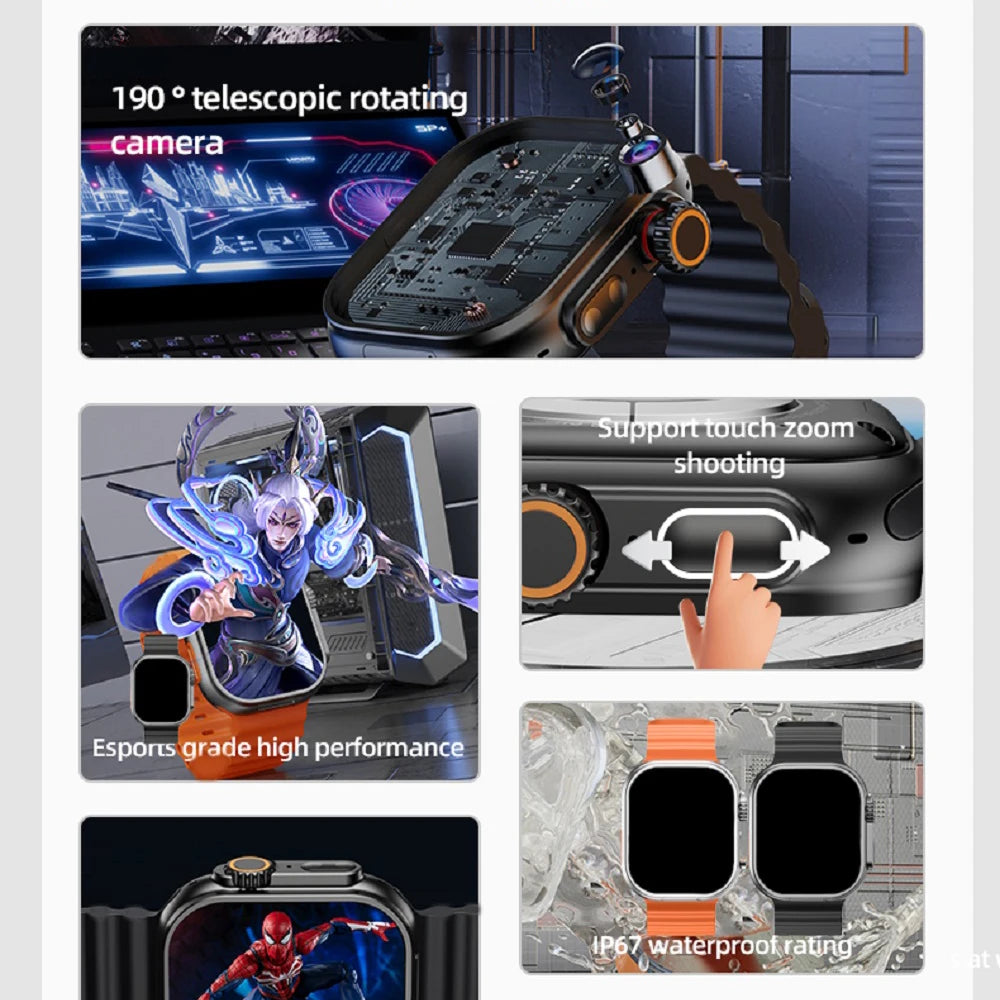 Ultra 4G Smartwatch with Camera & GPS