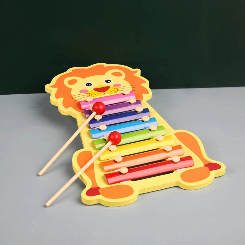 Montessori Wooden Xylophone – 8-Tone Musical Fun for Kids!