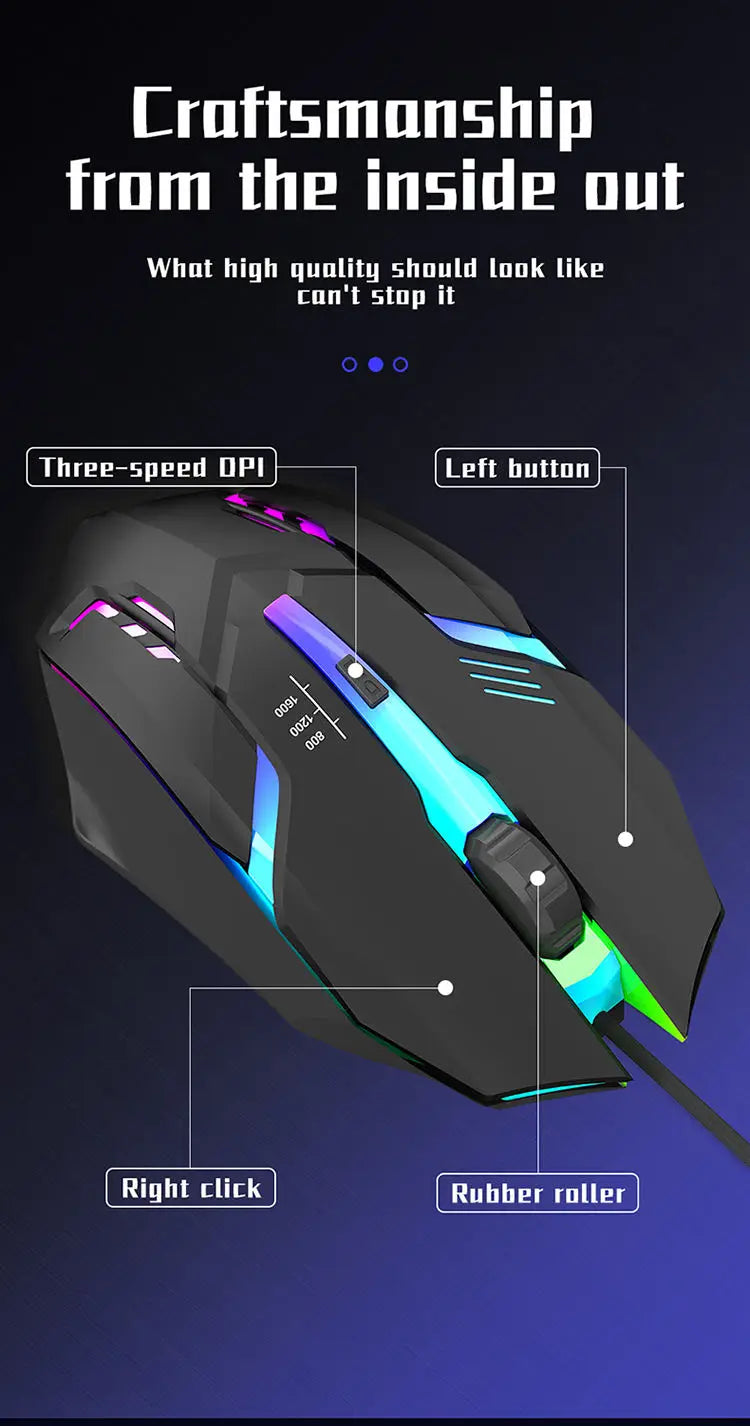 Ergonomic Gaming Mouse – Precision Meets Comfort!
