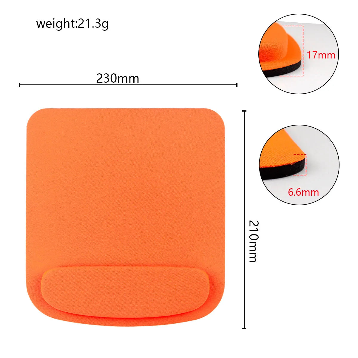 Ergonomic EVA Mouse Pad with Wrist Support