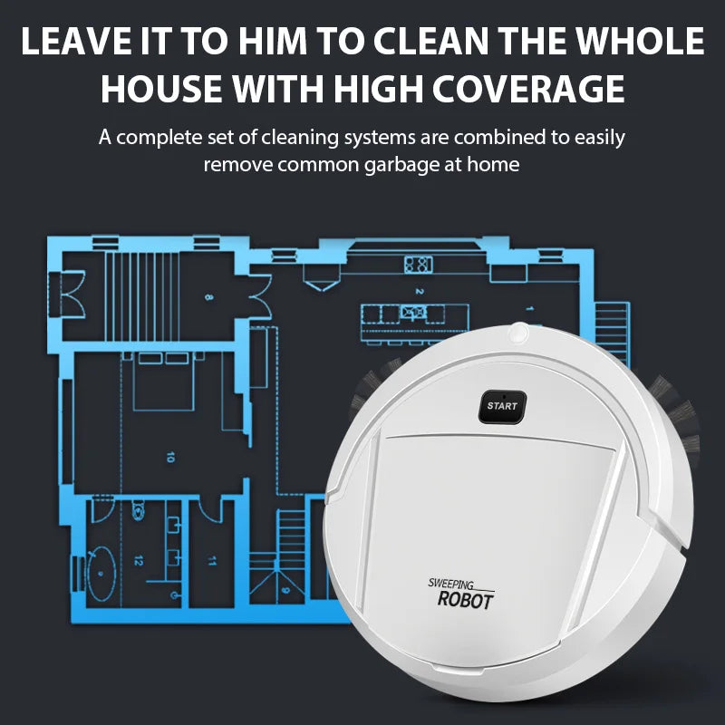 Smart Robot Vacuum Cleaner – Dry & Wet