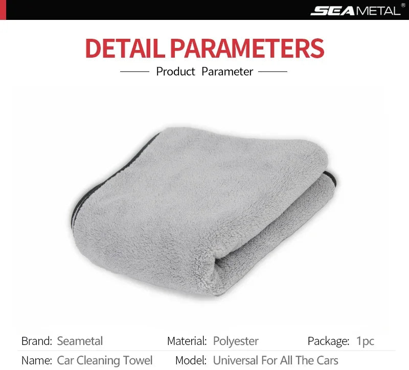 Microfiber Car Wash Towel Fast Drying Cloth