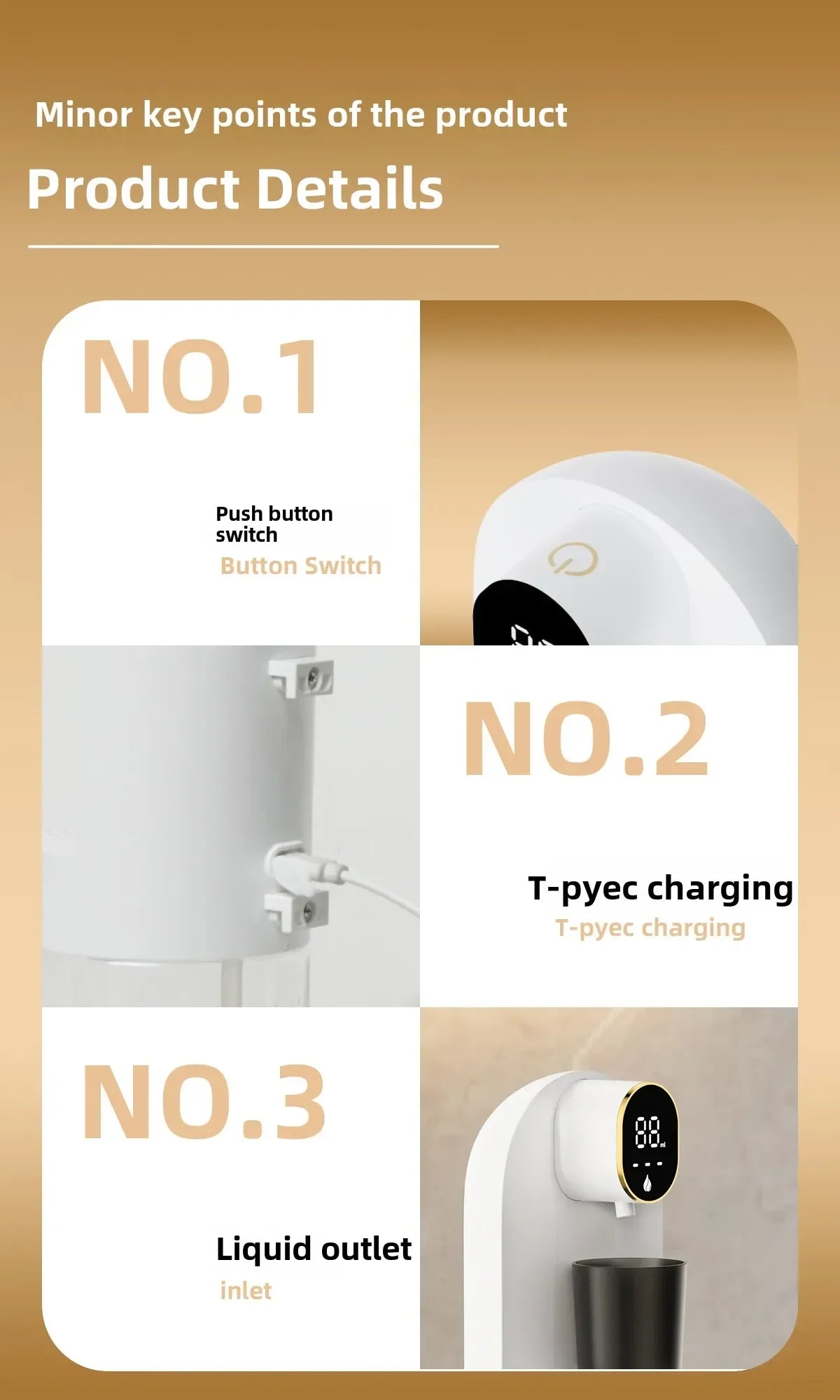 Smart Wall-Mounted 600ml Mouthwash Dispenser
