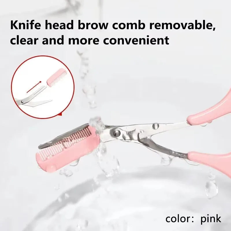 Eyebrow Trimmer with Comb for Beginners
