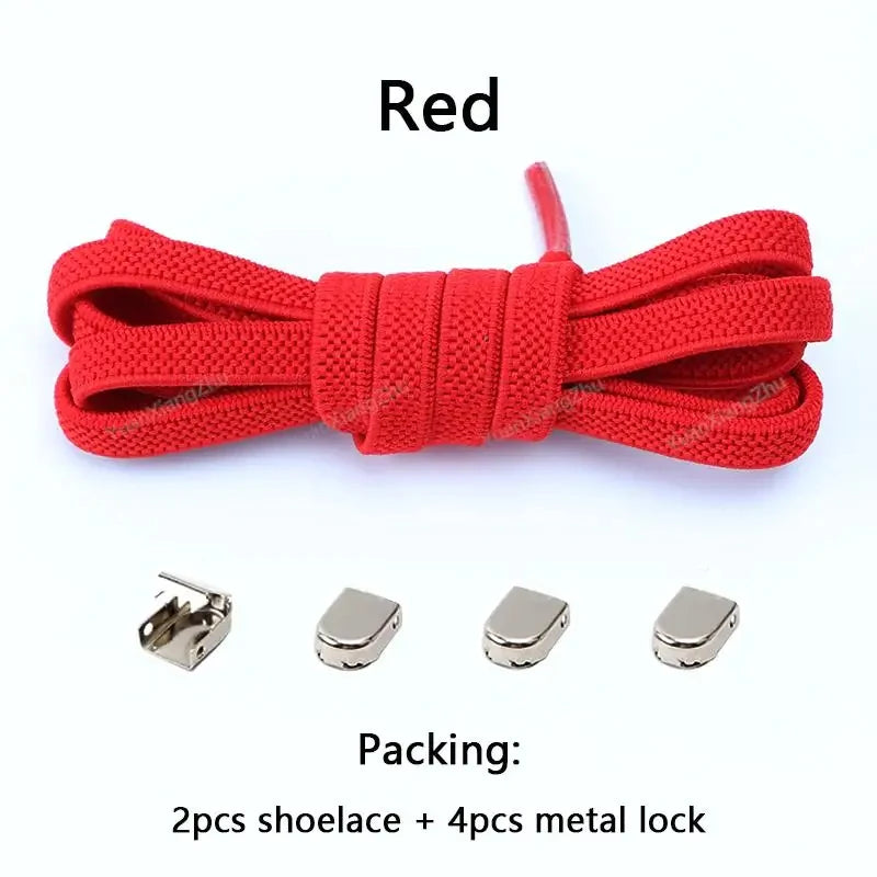 No-Tie Elastic Shoelaces for Kids & Adults - Clickilix
