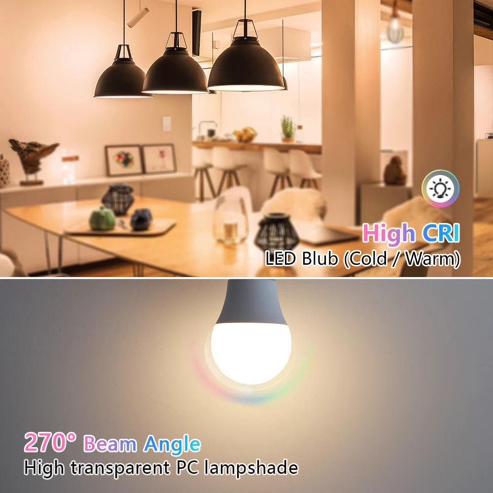 4pcs E27 LED Bulbs 3W-18W Energy Saving Lights