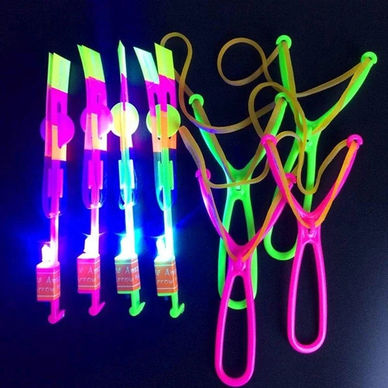 LED Rocket Helicopter Toys – Launch Light & Fun into the Sky!