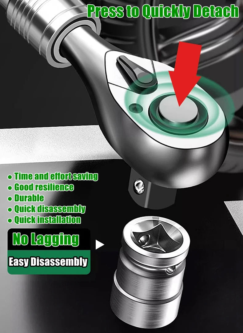 Telescopic Ratchet Wrench – Power & Reach in One Tool!