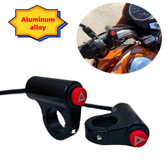Aluminum Motorcycle Emergency Flash Signal Switch