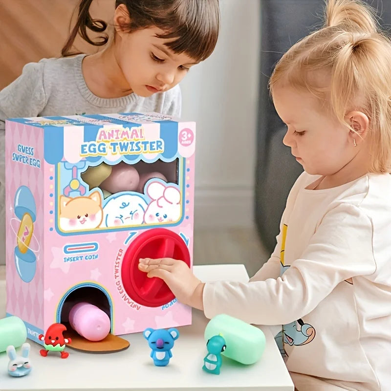 Gacha Machine Toy with 6 Surprise Mini Dolls