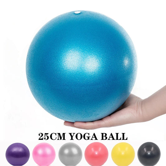 25cm Mini Yoga Ball – Thick PVC, Non-Slip Fitness