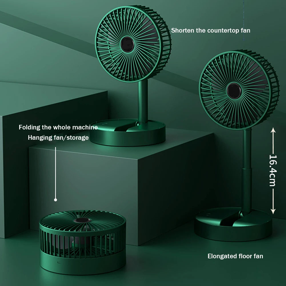 Foldable USB Rechargeable Cooling Fan