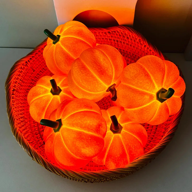 Halloween Pumpkin LED Night Light Lantern