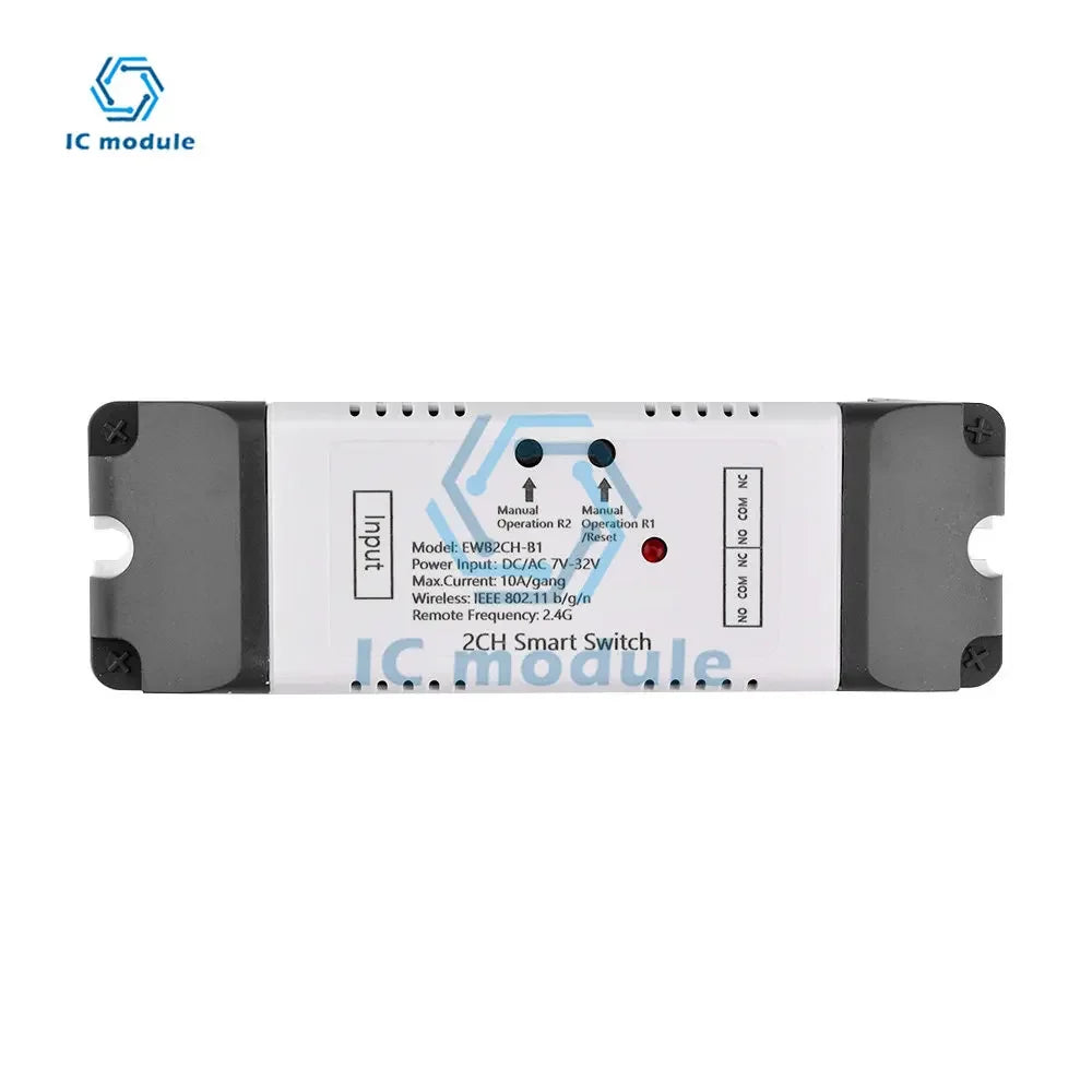 Smart WiFi Dual-Channel Switch with eWeLink App