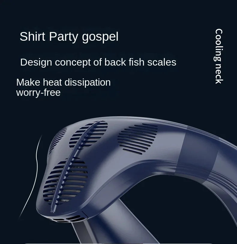 Portable Neck Air Conditioner Bladeless Cooling Fan